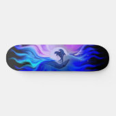 Dolfijnen in de maan persoonlijk skateboard (Horizontaal)