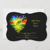 Dolfijnen in de Sunshine, voeg Jouw tekst uitnodig Kaart (Achterkant)