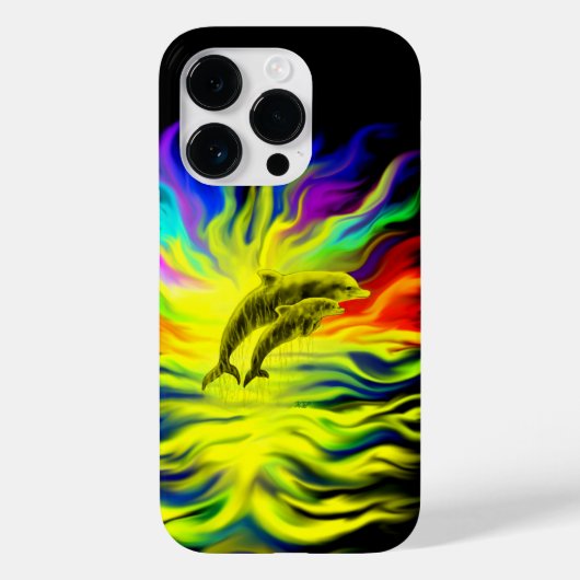 Dolfijnen in de zon Case-Mate iPhone case (Achterkant)