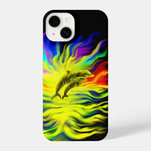 Dolfijnen in de zon iPhone 14 hoesje