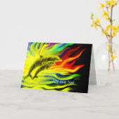 Dolfijnen in de zon kaart (Gele Bloem)