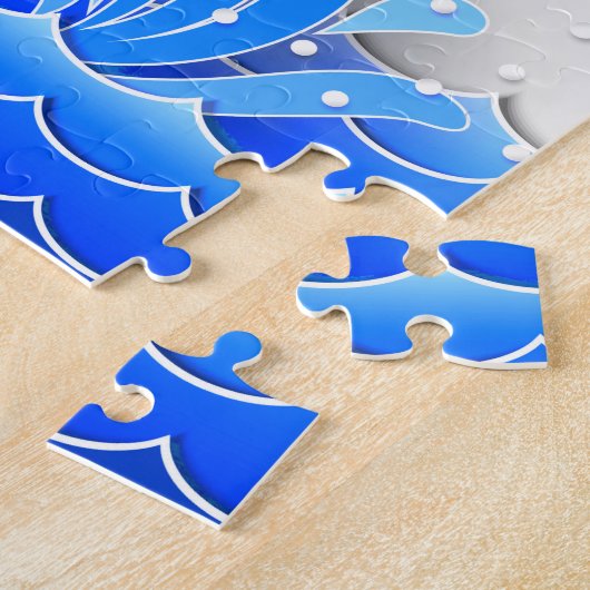 Dolfijnen in de zon legpuzzel (Zijkant)