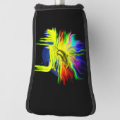 Dolfijnen in de zon met de hand golfheadcover (Draai 90)