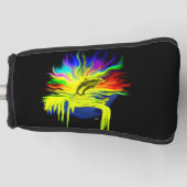 Dolfijnen in de zon met de hand golfheadcover (Voorkant)