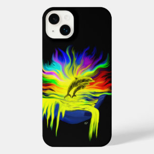 Dolfijnen in de zon met de hand