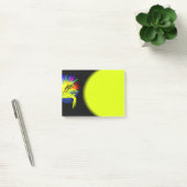 Dolfijnen in de zon met de hand post-it® notes (Kantoor)
