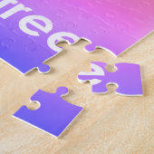 Dolfijnen in een regenboog legpuzzel (Zijkant)