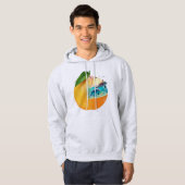 Dolfijnen in een uniek aquarium hoodie (Voorkant volledig)