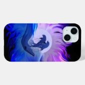 Dolfijnen in het maanlicht Case-Mate iPhone case (Achterkant (horizontaal))