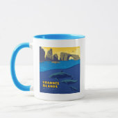 Dolfijnen in het Nationaal Park van de Kanaaleilan Mok (Links)