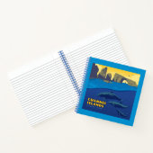 Dolfijnen in het Nationaal Park van de Kanaaleilan Notitieboek (Binnen)