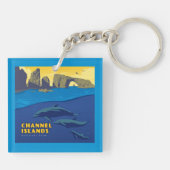 Dolfijnen in het Nationaal Park van de Kanaaleilan Sleutelhanger (Achterkant)