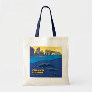 Dolfijnen in het Nationaal Park van de Kanaaleilan Tote Bag