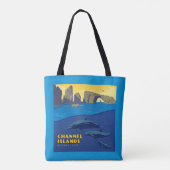 Dolfijnen in het Nationaal Park van de Kanaaleilan Tote Bag (Achterkant)