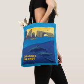 Dolfijnen in het Nationaal Park van de Kanaaleilan Tote Bag (Dichtbij)