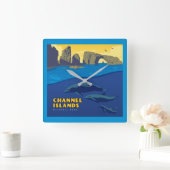 Dolfijnen in het Nationaal Park van de Kanaaleilan Vierkante Klok (Huis)