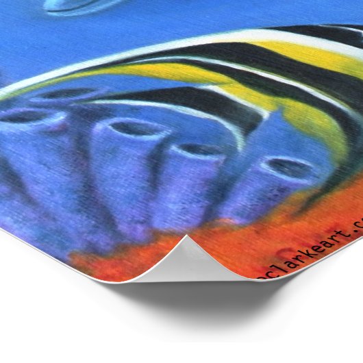 Dolfijnen in het Poster Ocean II (Hoek)