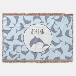 Dolfijnen in het Zee Patroon Deken