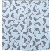 Dolfijnen in het Zee Patroon Douchegordijn (Voorkant)