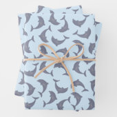 Dolfijnen in het Zee Patroon Inpakpapier Vel (In situ)