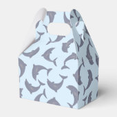 Dolfijnen in het Zee Patroon Kinderen van Birthday Bedankdoosjes (Achterkant)