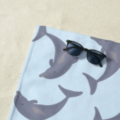 Dolfijnen in het Zee Patroon Strandlaken (In situ)