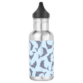 Dolfijnen in het Zee Patroon Waterfles (Links)