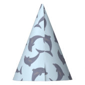 Dolfijnen in het Zee Pattern Birthday Party Feesthoedjes (Achterkant)