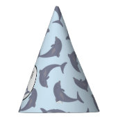 Dolfijnen in het Zee Pattern Birthday Party Feesthoedjes (Rechts)