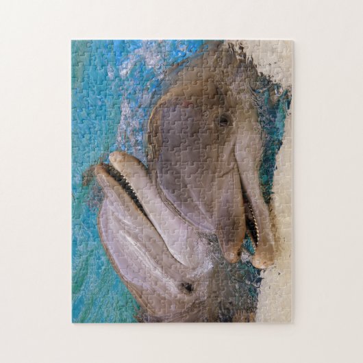 Dolfijnen in Nevada. Legpuzzel (Verticaal)