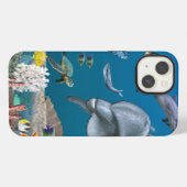 Dolfijnen iPhone hoesje (Achterkant horizontaal)