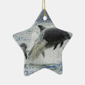 Dolfijnen Keramisch Ornament (Rechts)