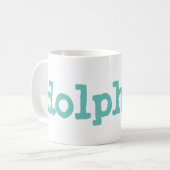 dolfijnen koffiemok (Voorkant links)