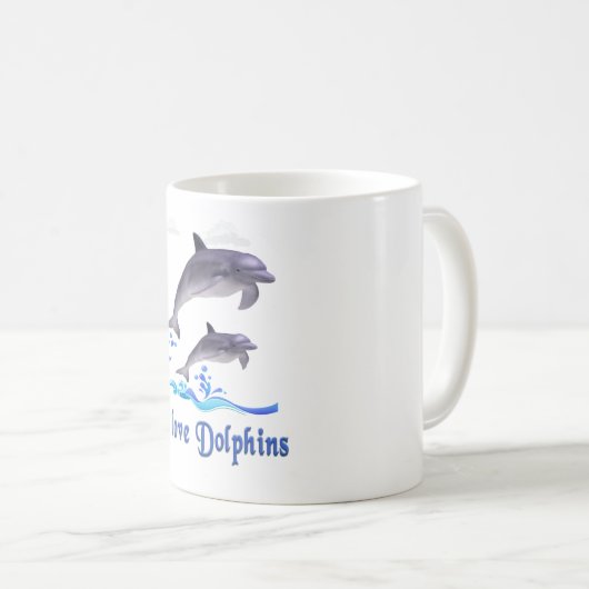 Dolfijnen Koffiemok (Voorkant rechts)