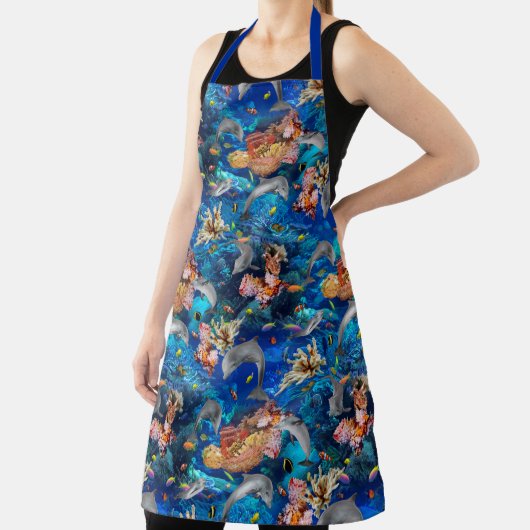 Dolfijnen Koraalrif onderwater Schort (Insitu)