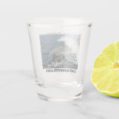 Dolfijnen, kruising shot glas (Achterkant)