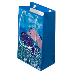Dolfijnen "Kunst van kinderen" Klein Cadeauzakje