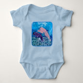 Dolfijnen "Kunst van kinderen" Romper (Voorkant)