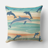 Dolfijnen Kussen (Achterkant)