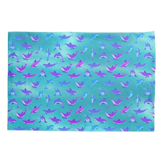 Dolfijnen Kussensloop (Achterkant)