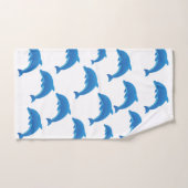 Dolfijnen met diamant2858 handdoek (Handdoek)