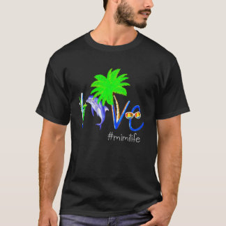 Dolfijnen Millife Kokosnoot Dolfijn En Strand Camp T-shirt