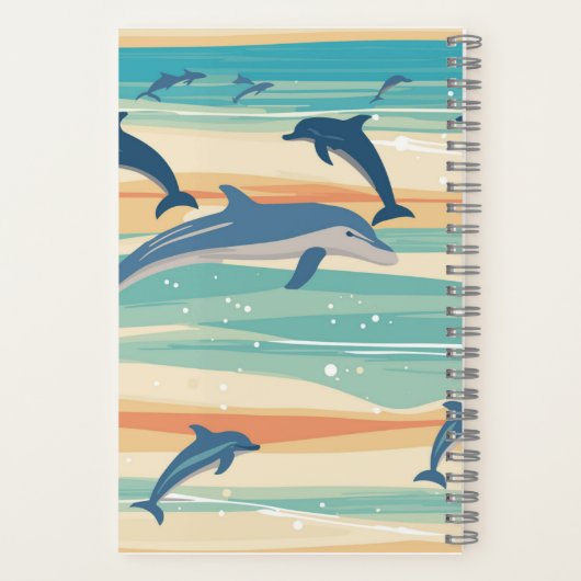 Dolfijnen Notitieboek (Achterkant)