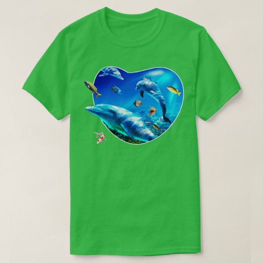 Dolfijnen Onderwater 2 T-shirt (Design voorkant)