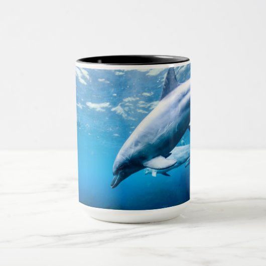 Dolfijnen Onderwater Mok (Midden)