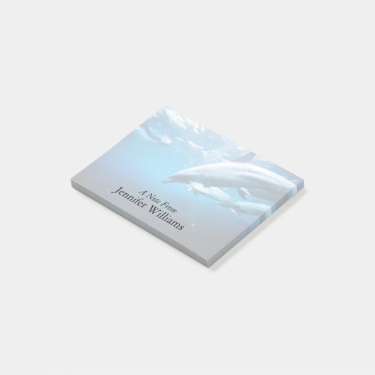 Dolfijnen Onderwater Post-it® Notes (Schuin)