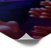 Dolfijnen op een koraalrif, zeeleven poster (Hoek)