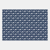 Dolfijnen op het paradepatroon inpakpapier vel (Voorkant 2)