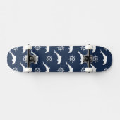 Dolfijnen op het paradepatroon skateboard (Horizontaal)