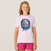 DOLFIJNEN PARADIJS OP HET STRAND T-SHIRT (Voorkant volledig)